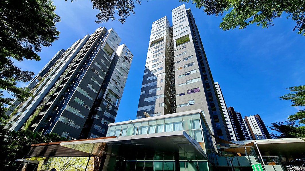 Gedung Apartemen Mewah 1Park Residences di Kebayoran Baru Jakarta